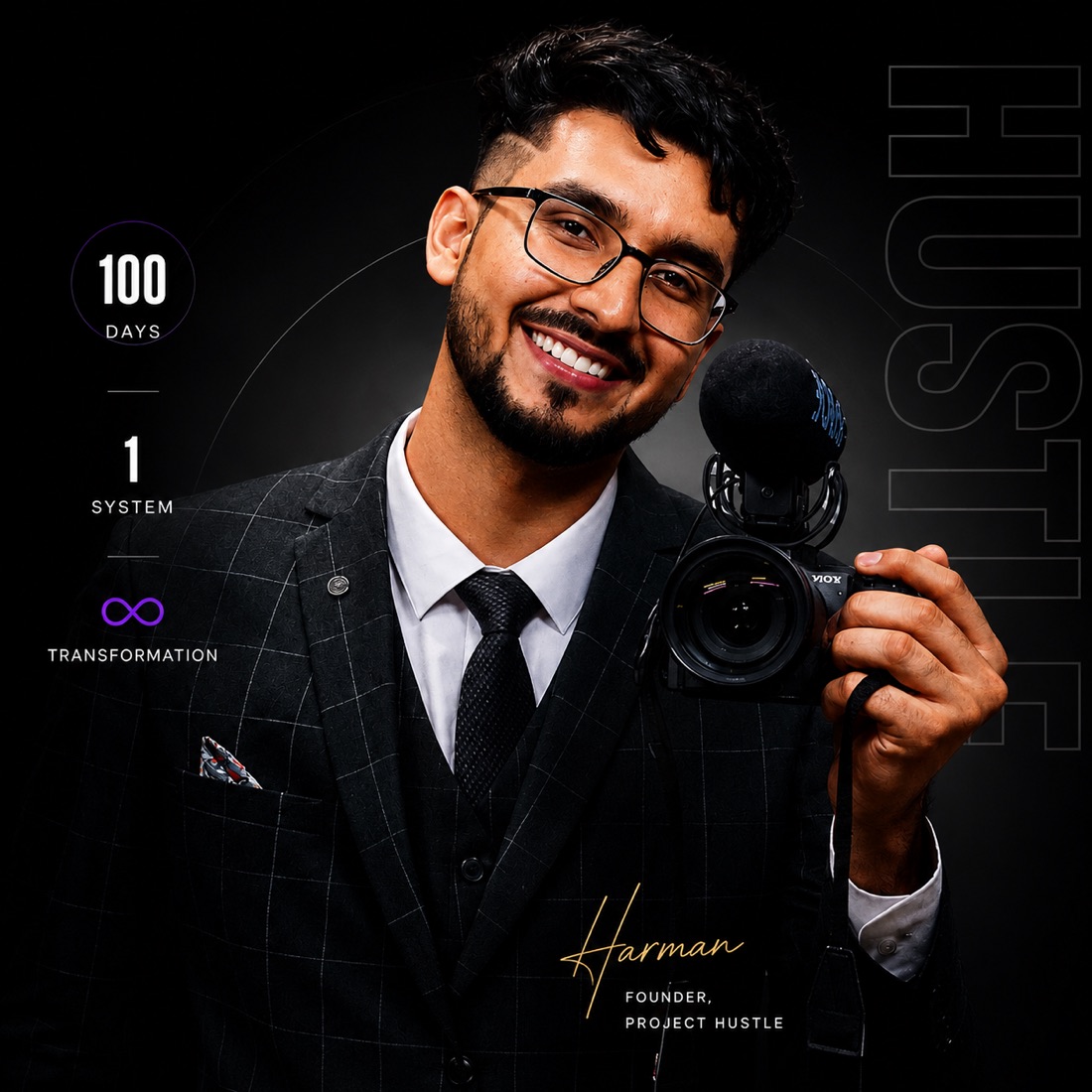 Harman Singh, founder of Project Hustle